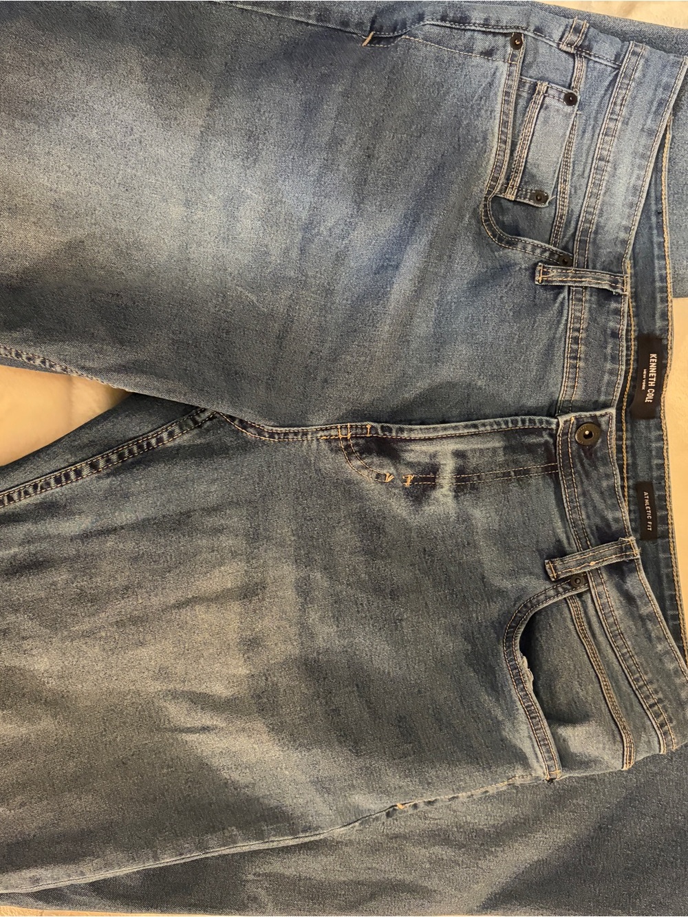 Kenneth Cole Men’s Medium Blue Bootcut Jeans